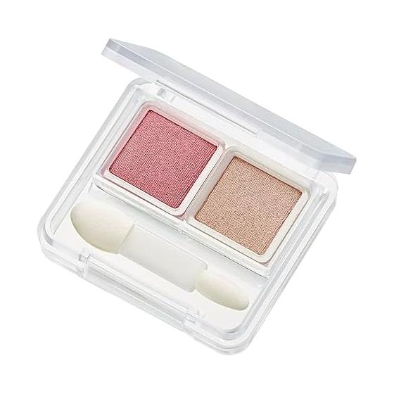 CHIFURE Twin Color Eyeshadow 50 Red 2 Color Eyeshadow Palette High Color