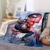 1Pc Spiderman Urban Heroism Blanket Soft And Comfortable Casual Warm Camping Travel Christmas Halloween Xmas Gift M928431