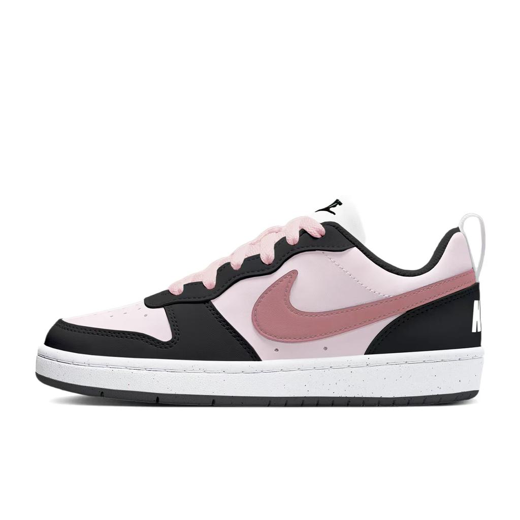 Nike Court Borough Low top Skateboard Shoes Unisex White Pink Black DV5456-131(TeamL-)
