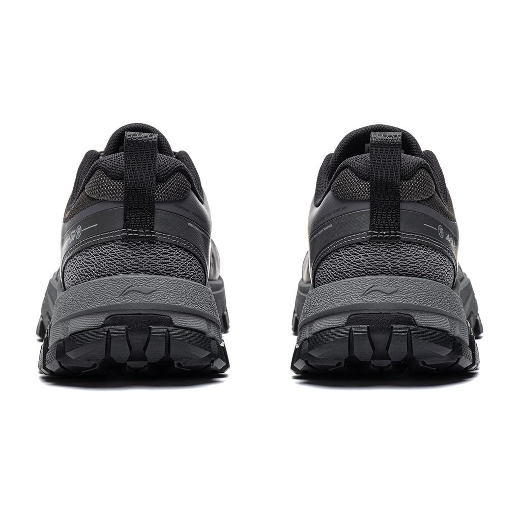 Men's Sneakers Li-Ning Outdoor CF Tracing, Linchuan Casual Shoes Unisex Low-top Dark Gray & Black