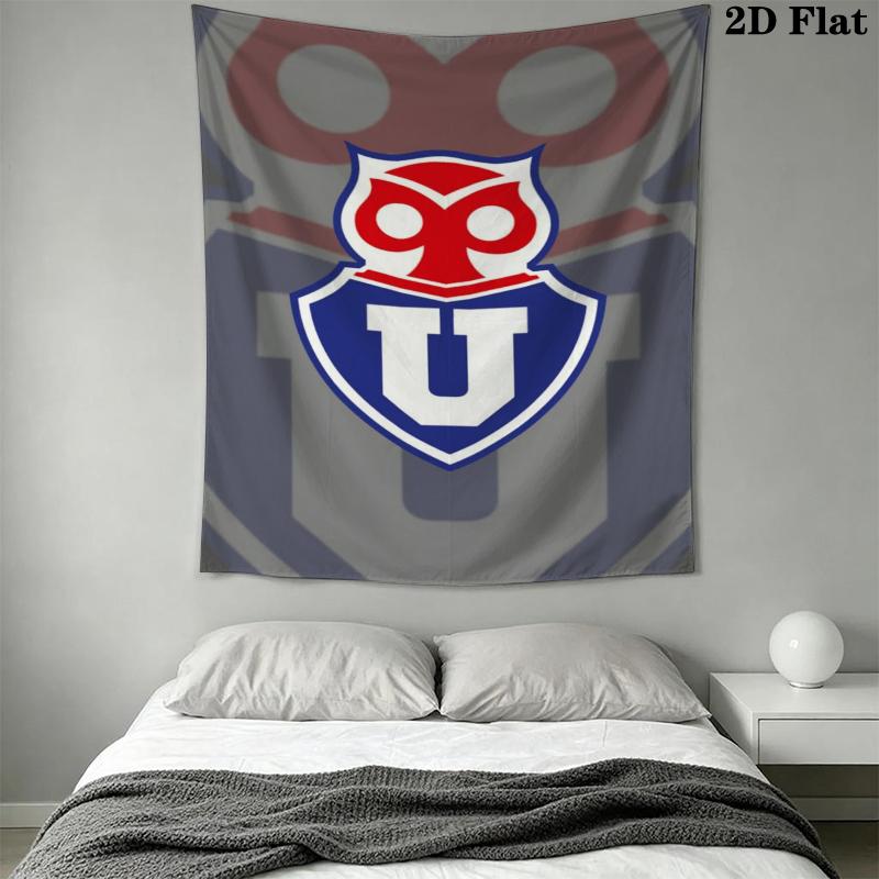 Universidad de Chile Wall Tapestry Aesthetic Wall Hanging Printed Fabric Blanket Decorative Tapestries for Bedroom Living Room Home Decor