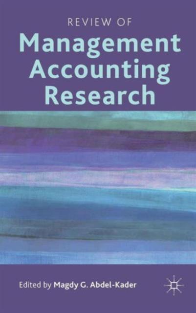Kniha Review of Management Accounting Research