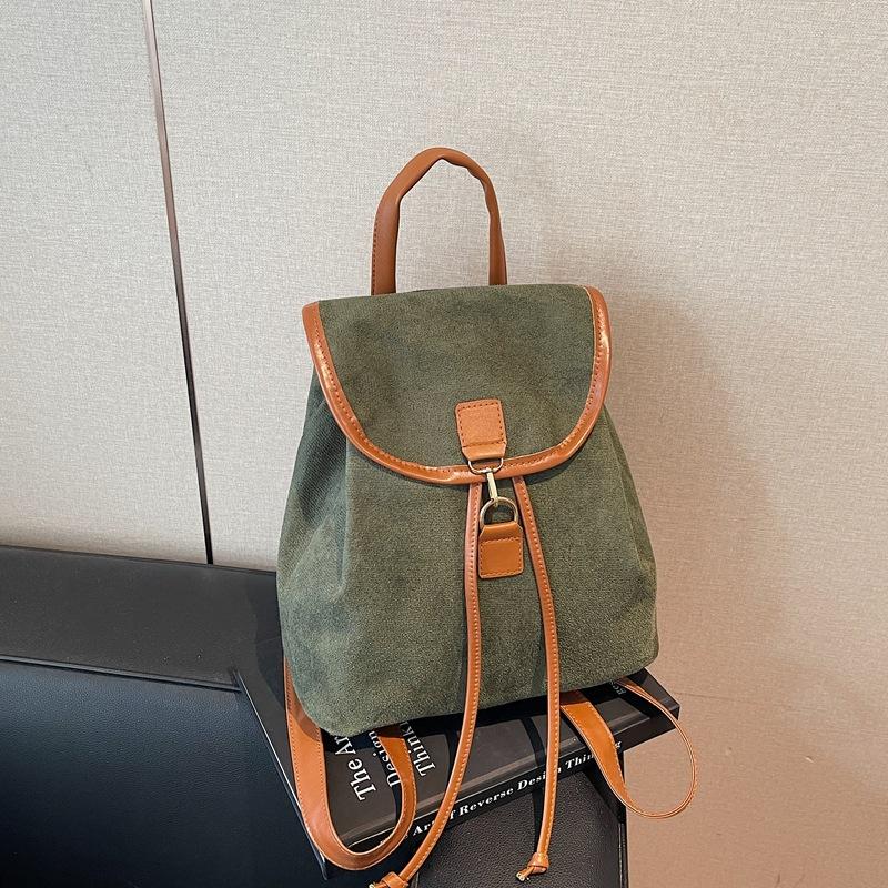 Borsa a mano di grande capacità moda e tempo libero borsa da donna nuovo zaino in velluto zaino semplice da viaggio