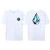 T-shirt a maniche corte in puro cotone stile giapponese Pokemon Carpa Re Magikarp Sushi Sashimi Ampia da uomo e da donna Top estivi