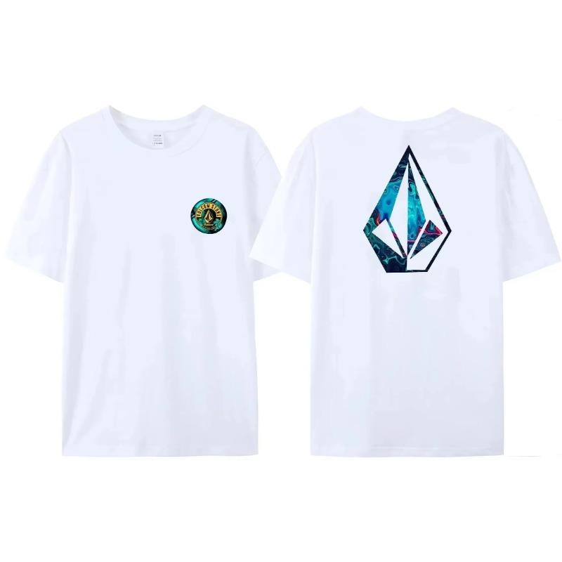 T-shirt a maniche corte in puro cotone stile giapponese Pokemon Carpa Re Magikarp Sushi Sashimi Ampia da uomo e da donna Top estivi
