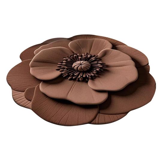 

3D Цветочный коврик для пола, Абсорбирующий коврик для ванной, Реалистичный ковер с цветочным рисунком, с нескользящей основой 60cm C