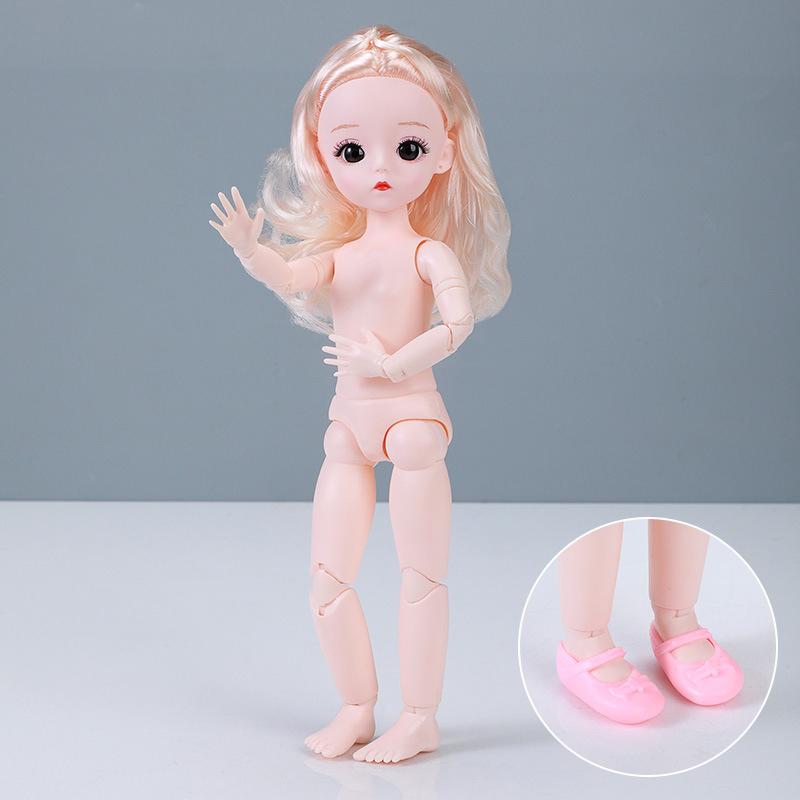 30Cm Fashion Cute Exquisite Make-Up Doll Unique Design 1/6 Doll Dress Up Toy Multiple Hair Colors Doll Children Girls Toy Gift