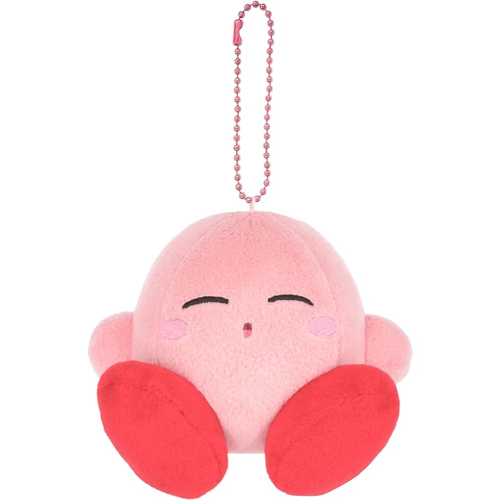 Sanei Boeki Kirby All Star Collection Plush Toy Mascot 11x9x9cm Soft Stuffed Animal