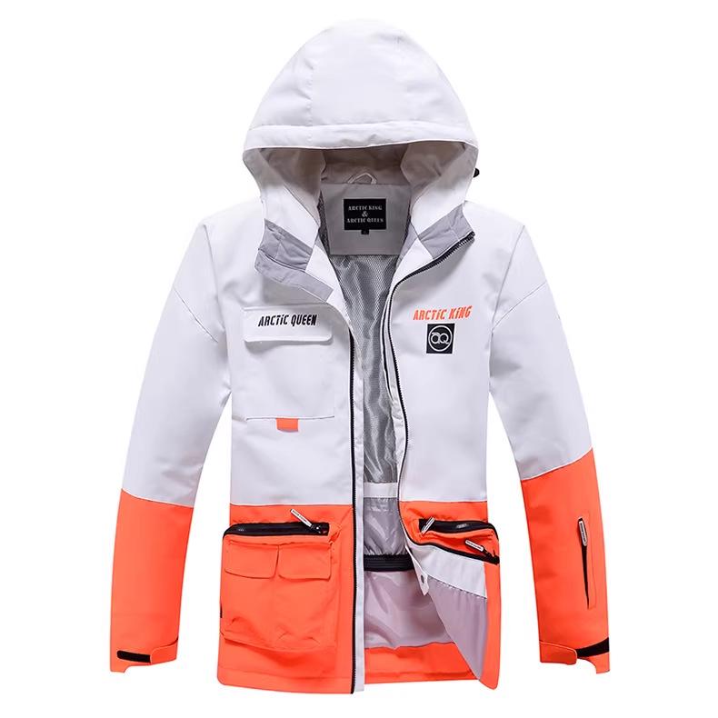 Costum de schi cald și rezistent la vânt pentru bărbați și femei - Jachetă snowboard stil coreean