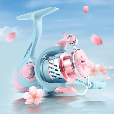 Lightweight 3000 Spinning Reel for Ice Freshwater Saltwater Horse Mackerel and Smelt Features a Gear Interchangeable Durable and a Maximum Drag Force