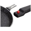 Aluminium Antihaft Dosa Tawa mit abnehmbarem Griff| Granit-Finish | Induktionsboden | Pfoa-frei | Hochtemperaturbeständige Außenbeschichtung