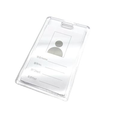 Photo Holder Acrylic ID Holder Transparent Acrylic Holder Portable Bus Card Protective Case For Protective Cover Girls Kids