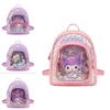 Adorable Cartoon Pu Kids Backpack For Girls School Bag With Cute Kuromi Design