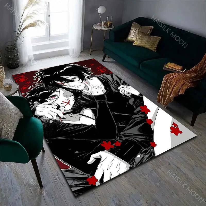 6 Styles The Coffin of Andy and Leyley Pattern Carpet for Living Room Bedroom Bedside Floor Mat Cloakroom Game Room Area Rug