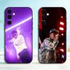 J-Junior H Phone Case For Samsung Galaxy A73,A72,A71,A70,A53,A52,A51,Others Soft Black Cover