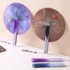 Vintaged Type Handheld Folding Fan With Tassel Magnetic Folding For Women Great For Decoration And Dance Paper Fan