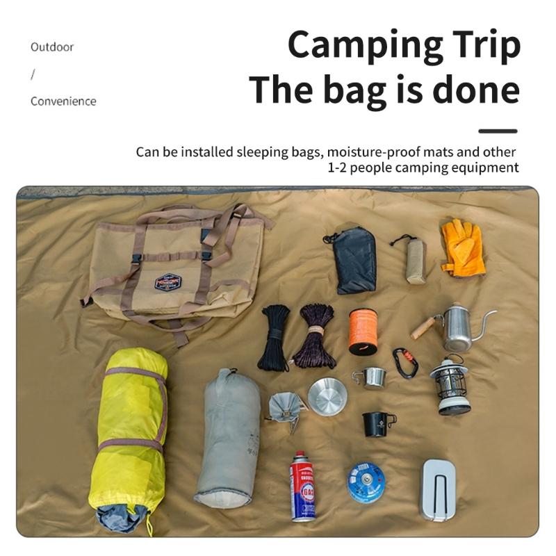 Camping Storage Bag with Handles Tacticaly Utility Tote Bag for Outdoor Camping Travel Picnic Garage Trunk Organizers