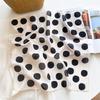 Korean Version of Polka Dot Silk Cotton Silk Scarf Women's Summer Thin Mulberry Silk Cotton Blended Square Scarf 11 Small Silk Scarf Silk Scarf