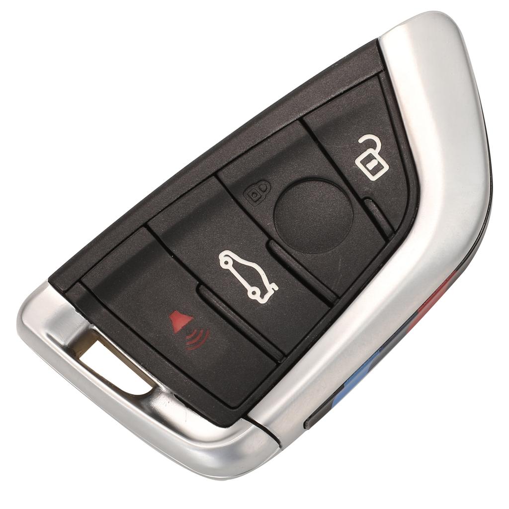 Jingyuqin 3/4 Tasten Fernbedienung Autoschlüssel Keyless Entry Fob Für BMW F CAS4 5 7 Serie X5 X6 2014 2015 2016 Mit Einsteckschlüssel