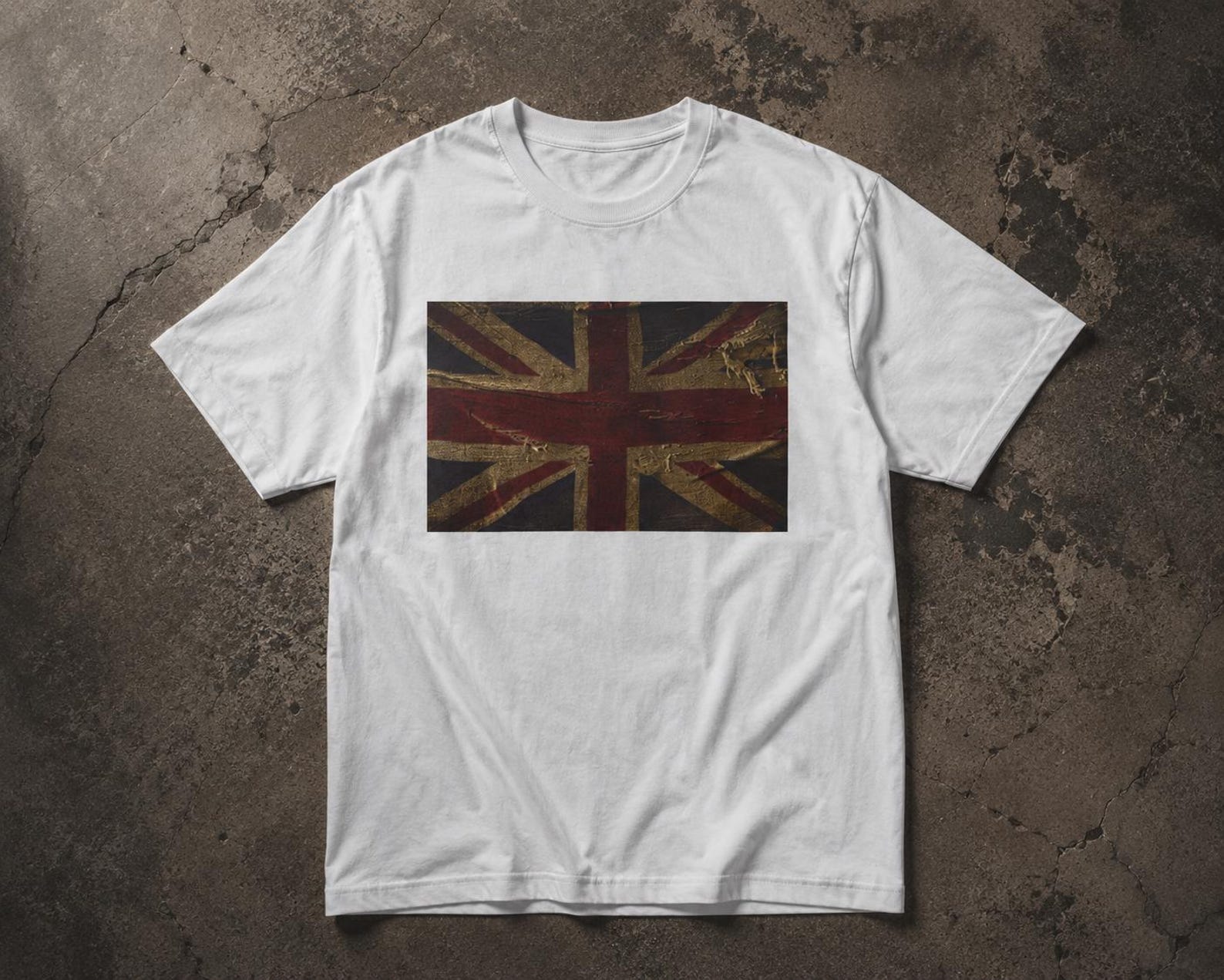Vintage Union Jack Graphic Tee, Y2K British Flag Shirt, Grunge Streetwear Tee, Oversized UK Flag Tshirt, Retro Graphic Tee XL