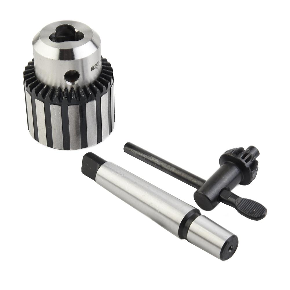 Kraftig Borrchuck 1/32 tum - 5/8 tum Borrchuck MT2-JT33 Med 2MT Skaft Chucknyckel Och MT2-JT33 Verktygshållare Borrchuck