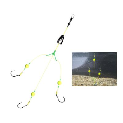 Carp Fishing Hook Ready Make 3 Way Swivels Connectors Triple Hook Fishing Hair Rigs Fishing Accessories Suspension Hook