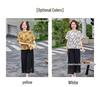 2026 Summer Stylish Two-Piece Set for Middle-aged Women: Short Sleeve & Loose Fit