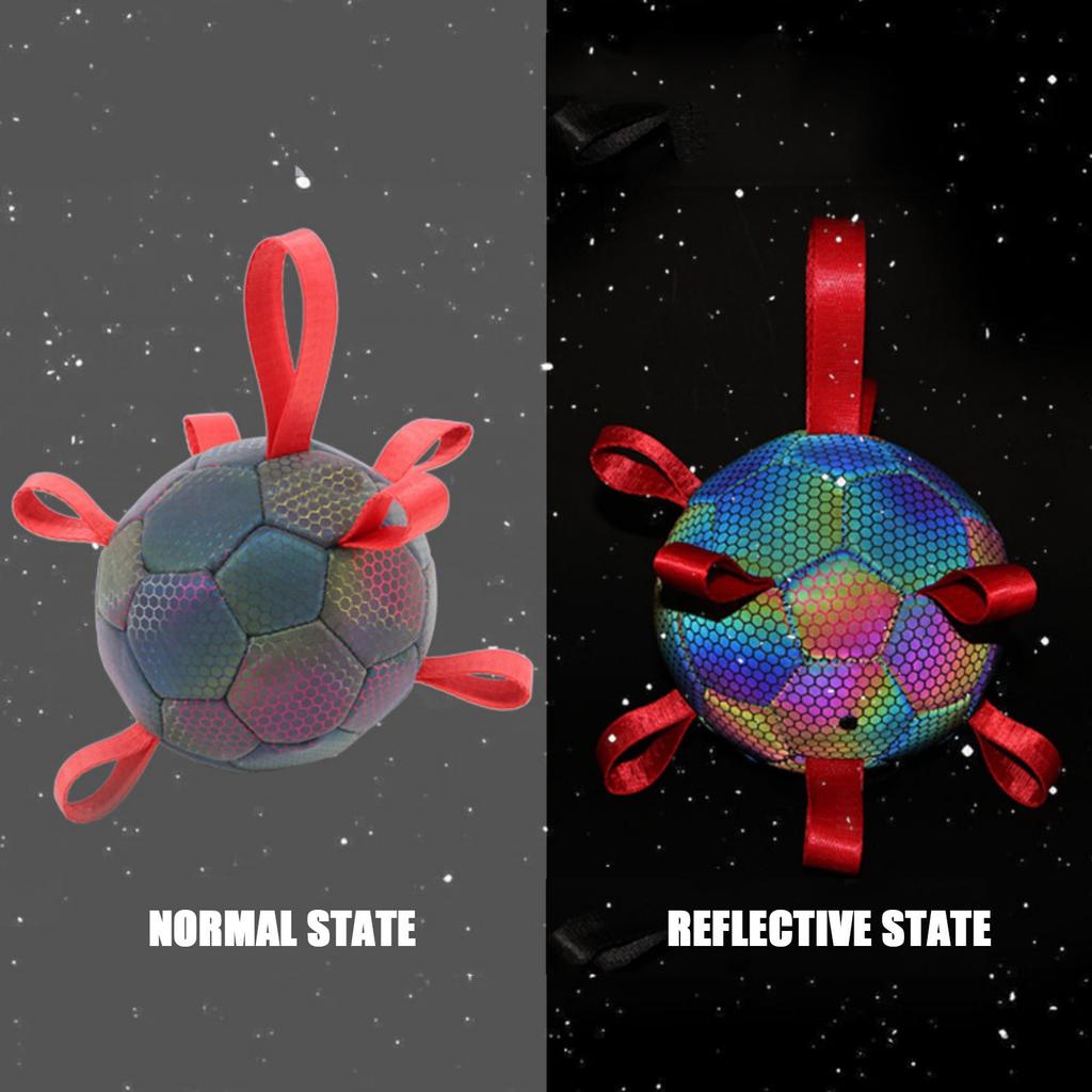 Dog Ball, Dog Football Ball With A Rope, Dog Toy, Small To Medium-sized Dog Puppy Toy Ball, Water Toy, Swimming Toy, Birthday Gift For A Puppy Dog