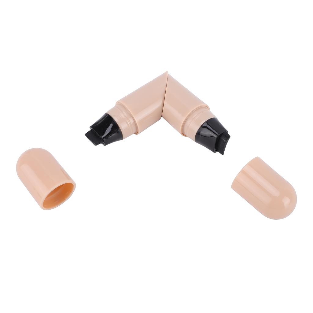 Folding Makeup Stamp Smudge Proof   Lasting Double Headed Makeup Stamp Pen for Beginners