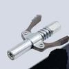 1PC Grease Tool Coupler Heavy-Duty Quick Lock and Release Double Handle Stainless Steel Leak-Free Grease Tool Tip