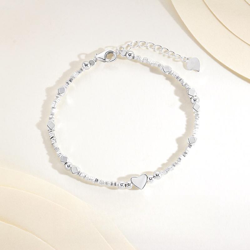Love Bracelet Female Niche Exquisite Personality Stacking Irregular Bamboo Tag Bracelet
