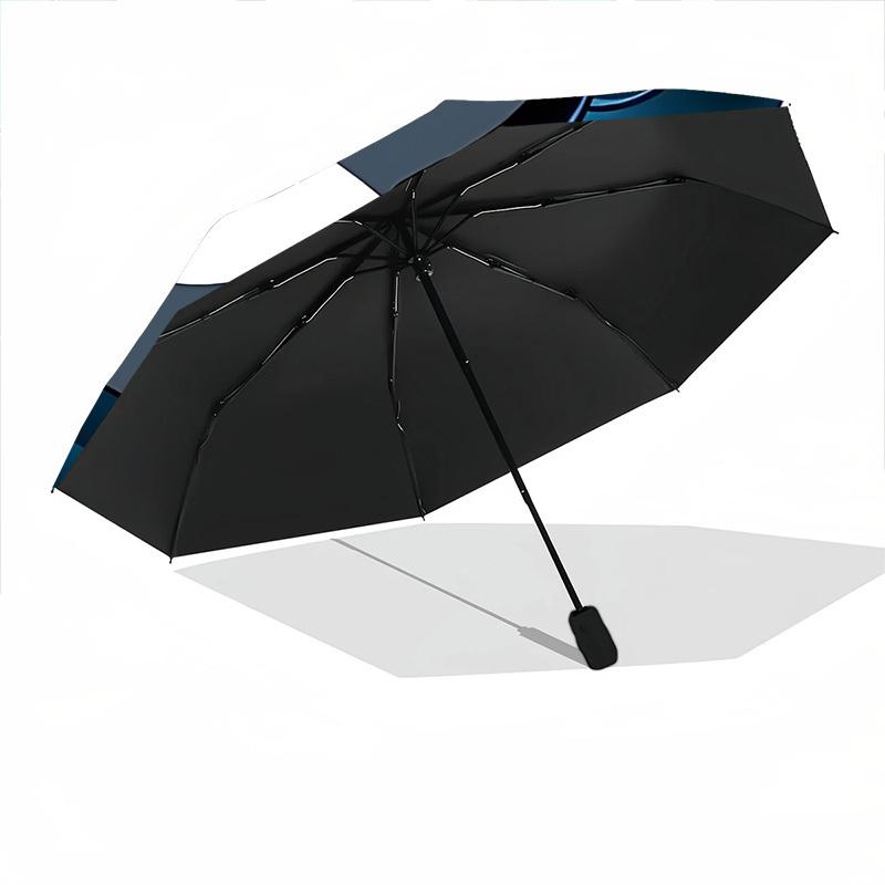 1 Stück Panda Beats Auto Auf/Zu, Ganzjahres-Tragbarer Faltregenschirm für Damen & Herren, Reisen, Alltag, Formelle Anlässe - Kompakter Luxus-Sonnenschirm, Outdoor