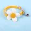 Cartoon Pet Supplies Safety Pet Collar Small Dog Cat Bow Bell Lovely Flowers Bell Dog Necklace Neck Decoration