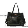 Sac à Bandoulière Y2k JK Sac Cabas en Toile à Nœud Mode Sac Itabag Transparent Étudiant