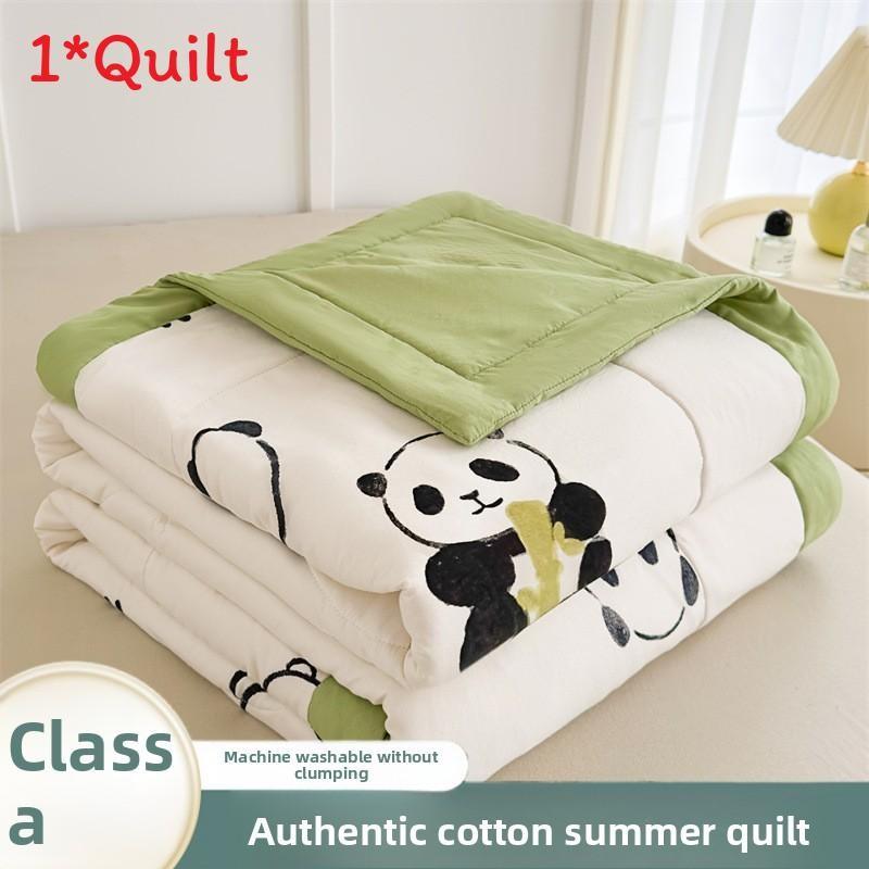 Bear Dog Capybara Flower Animal Print Summer Air Conditioner Quilt Home Use