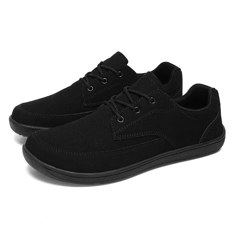 TUINANLE Zapatos de Punta Ancha: Zapatillas Casuales Negras de Punta Ancha para Hombre de Talla Grande para Exteriores Tallas 39–48