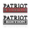1Pc 3D Metal Patriot Edition Logo Car Front Grille Badge Side Fender Rear Trunk Emblem Sticker Decal