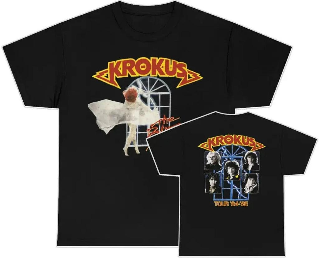 Krokus 1984 – 85 Music T-Shirt Unisex Gift For Fans All Size