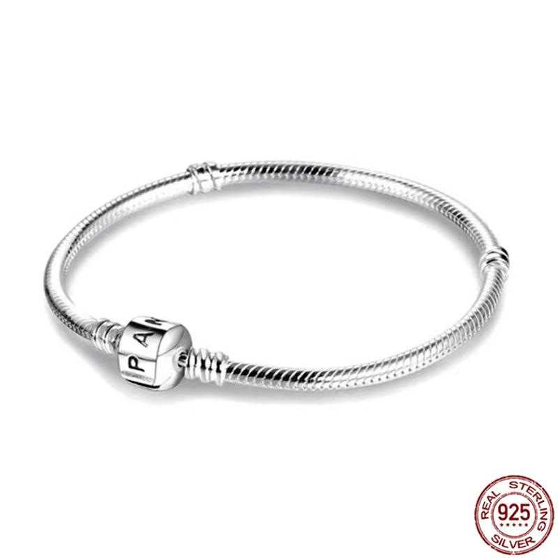 

High Quality Classic Women s Bracelet 925 Sterling Silver Bucket Buckle Bracelet fit Original Charming Beaded DIY Gifts
