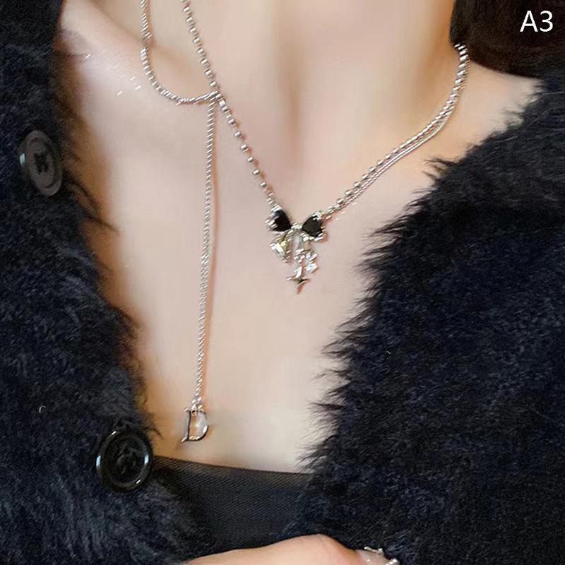 

Y2K аксессуары бант персиковое сердце кулон ожерелье милые крутые ювелирные изделия