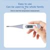 1PC yongrow Digital Oral Thermometer for Baby Kids Adults Fever with Flexible Tip Memory Recall