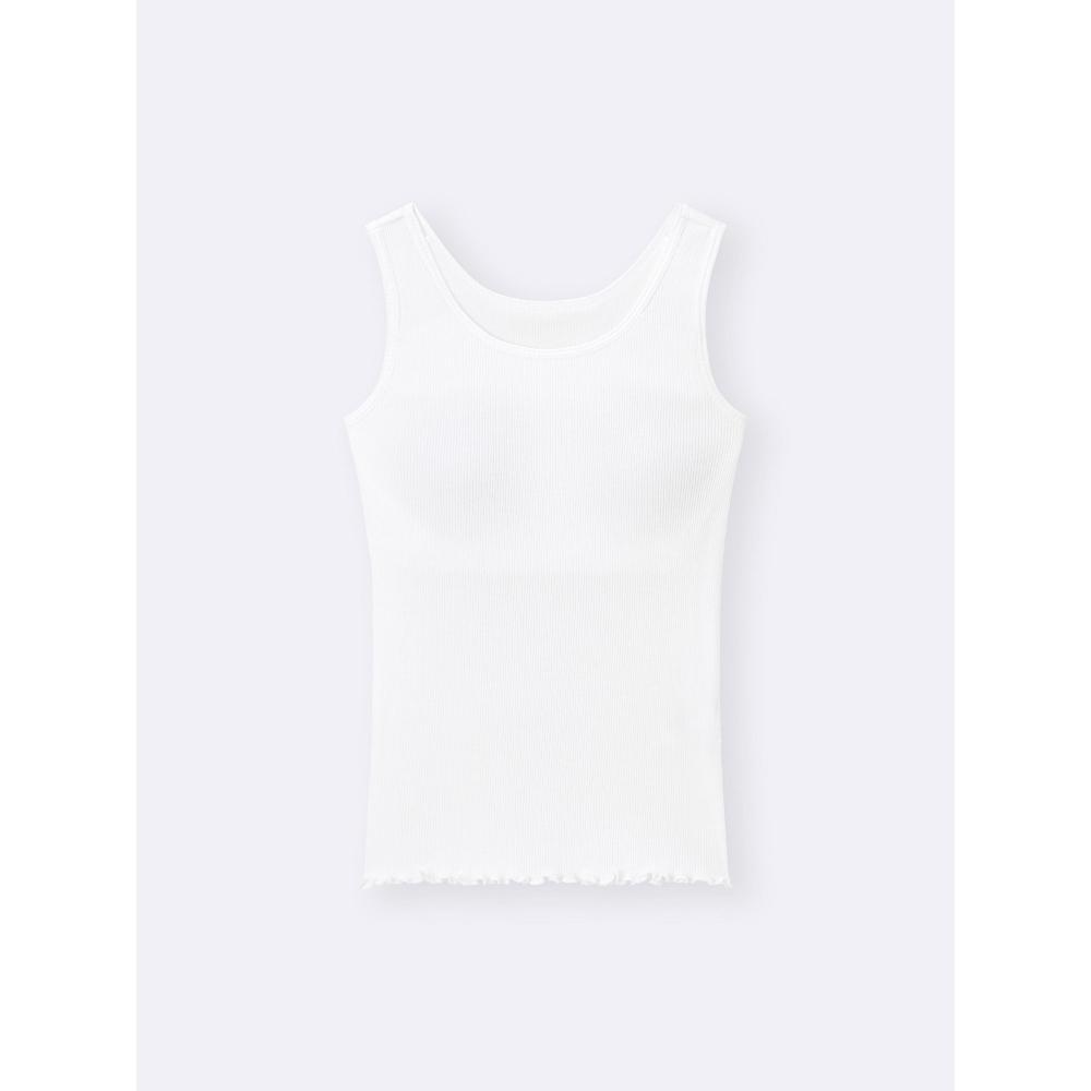 GU by Uniqlo Girls Bra Feel Petit Rib Tank Top Model