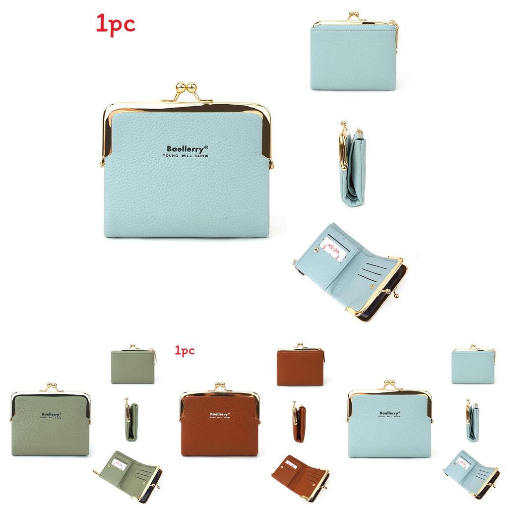Baellerry Womens Short Purse With Pu Material And Antitheft Design For Daily Use