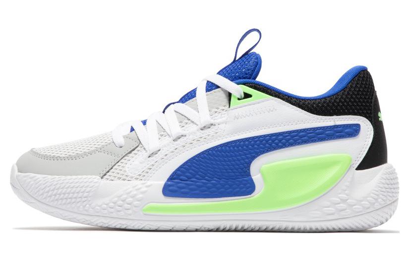 Баскетбольные кроссовки PUMA Court Rider Chaos Future Blue Green Glare 377767-05 42.5