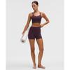 Lululemon Like A Cloud Longline BrA  Light Support  B C Cup BlACk Plum