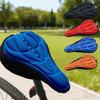 3D Soft Bicycle Saddle MTB Mountain Bike Seat Cover with Thickened Sponge Pad Outdoor Breathable Cushion Cycling Bike Accessorie