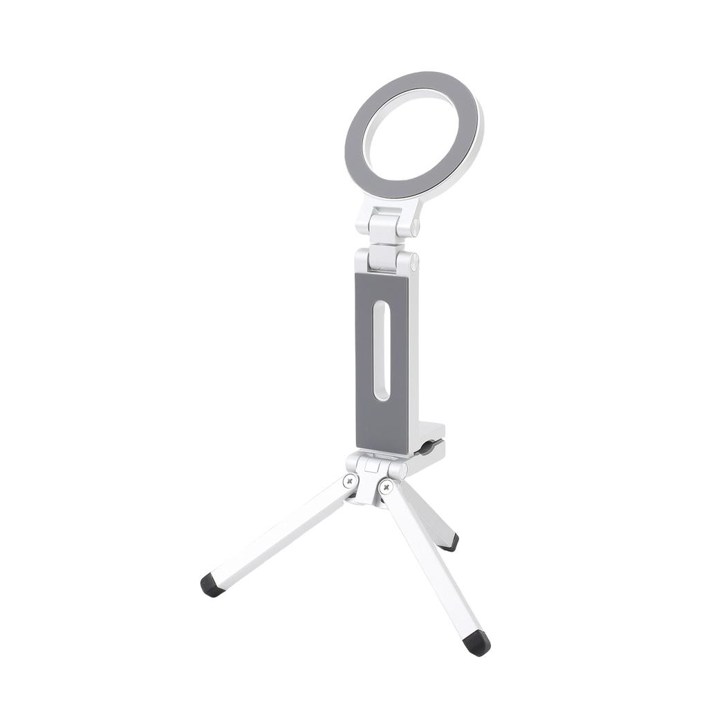 Magnetic Phone Tripod Portable Tripod Stand with Rotation Foldable Aluminum Alloy Holder Fit for 16 15 14 13 12 Smartphones