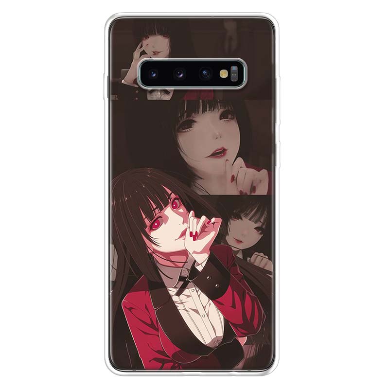 Anime Kakegurui Phone Case For Samsung Galaxy S26 S25 Edge S24 S23 Ultra S22 Plus S21 S20 FE Soft TPU Back Cover Funda Galaxy S2