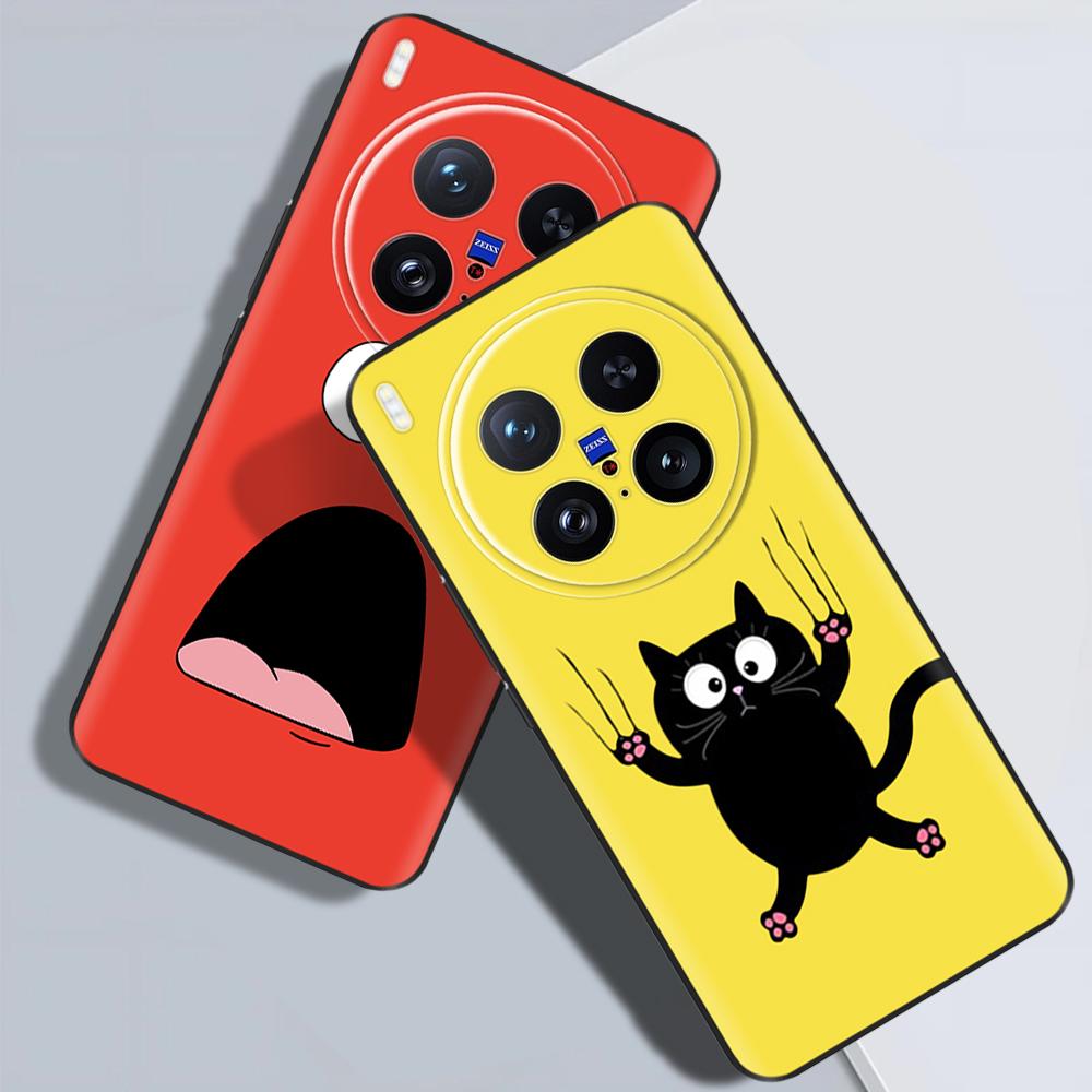 For Vivo X200 Ultra Case Soft TPU Cute Cartoon Painted Back Shell Cover For Vivo X200 Pro Mini Phone Cases for Vivo X200 Pro 5G