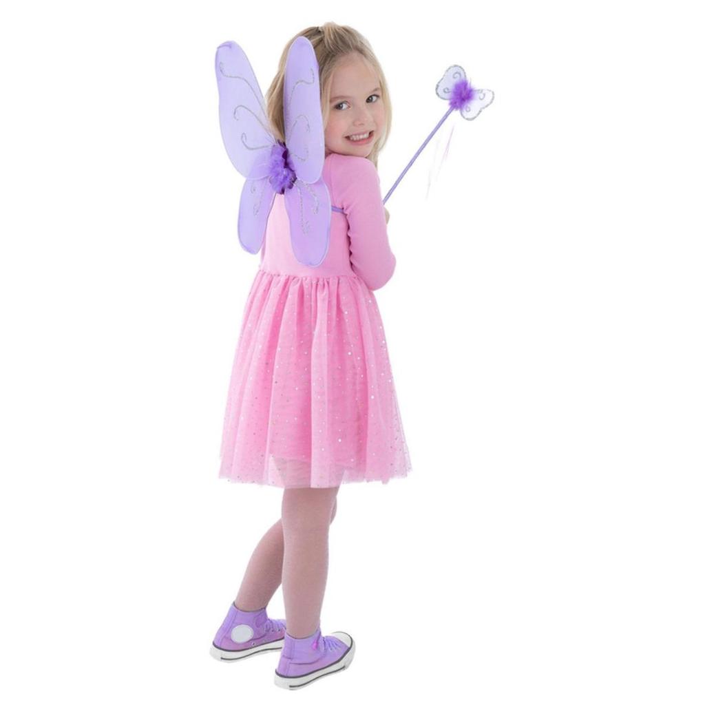 Smiffys Set de accesorii pentru costume de fluture pentru fete